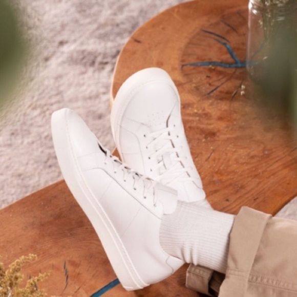 GREATS The Royale Blanco White Leather Sneakers - Picture 16 of 16